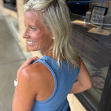 Blue Boa Rib Tank