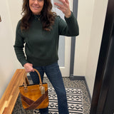 Green Goodwin Sweater Top - Sweater VELVET HEART