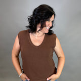 Brown Misty Top Tops- Blouses THREAD & SUPPLY