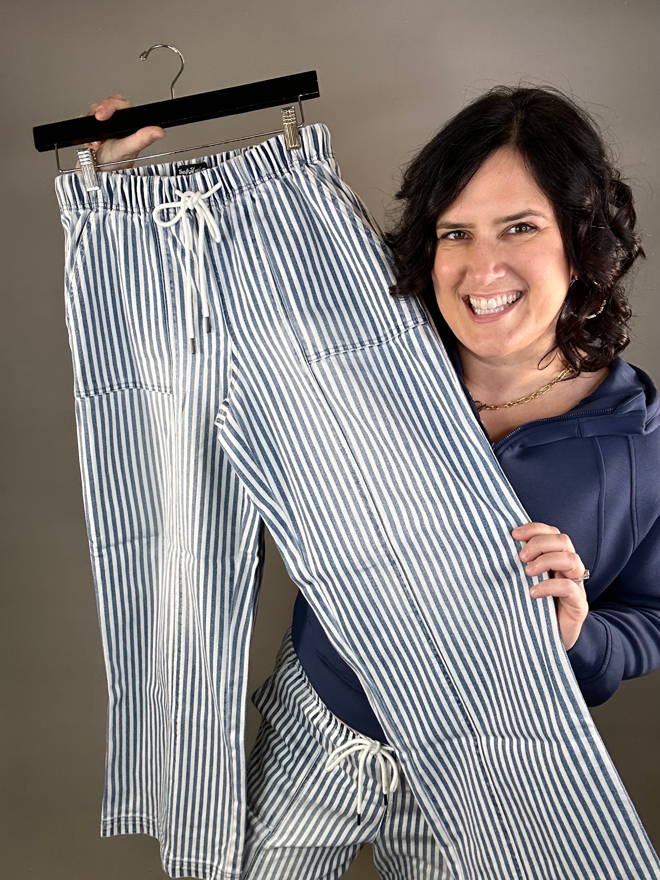 Med Wash Triana Lounge Pant Bottoms - Pants FLAG AND ANTHEM