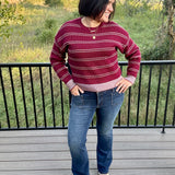 Wine Ely Sweater