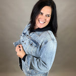 Emmy Boyfriend Denim Jacket Outerwear- Jackets KUT FROM THE KLOTH