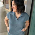 Blue Mirage Olson Top Top - Sweatshirt THREAD & SUPPLY