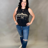 Dark Crop Straight Jeans Bottom- Pants RISEN
