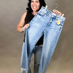 Mid Rise Wide Leg Jeans Bottoms - Pants RISEN