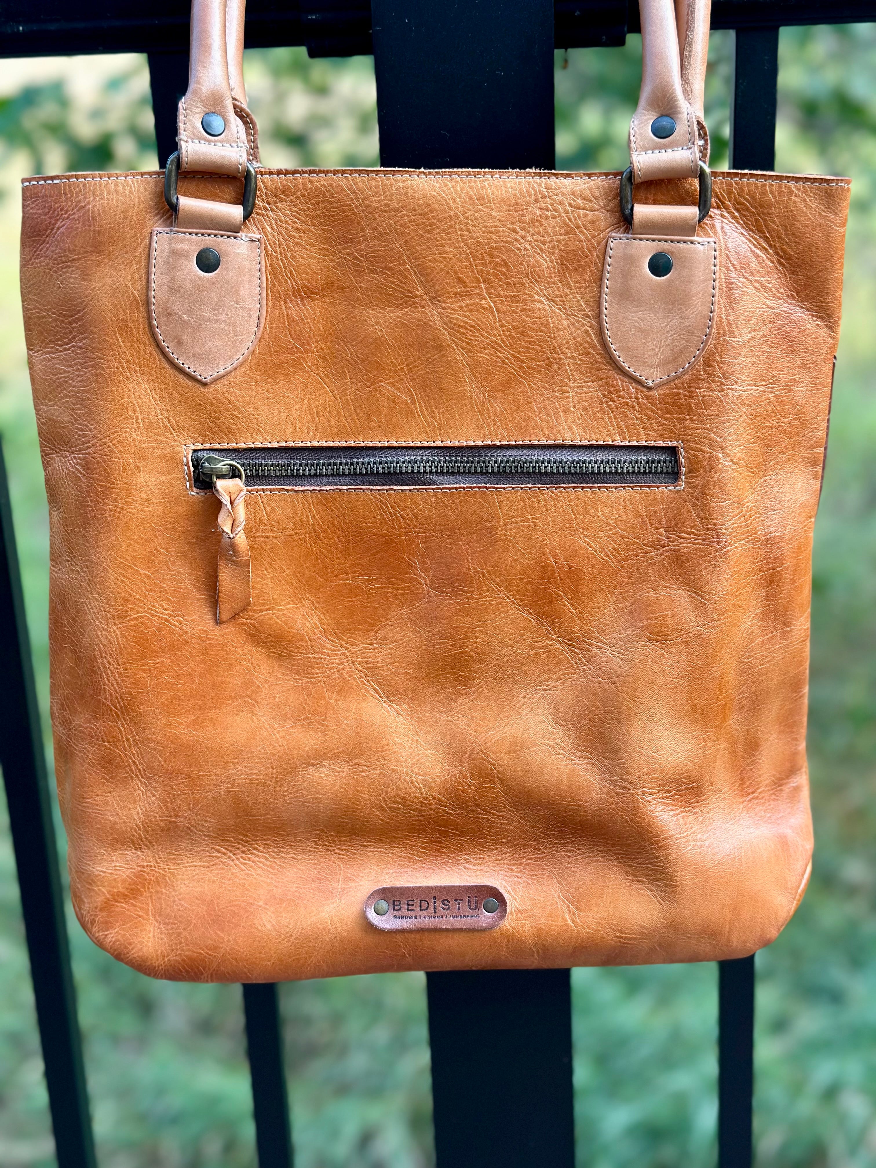Italic Cafe Latte Rustic ( Bed Stu) Bags- Purses BED STU