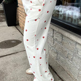 Strawberry Print Sweatpants