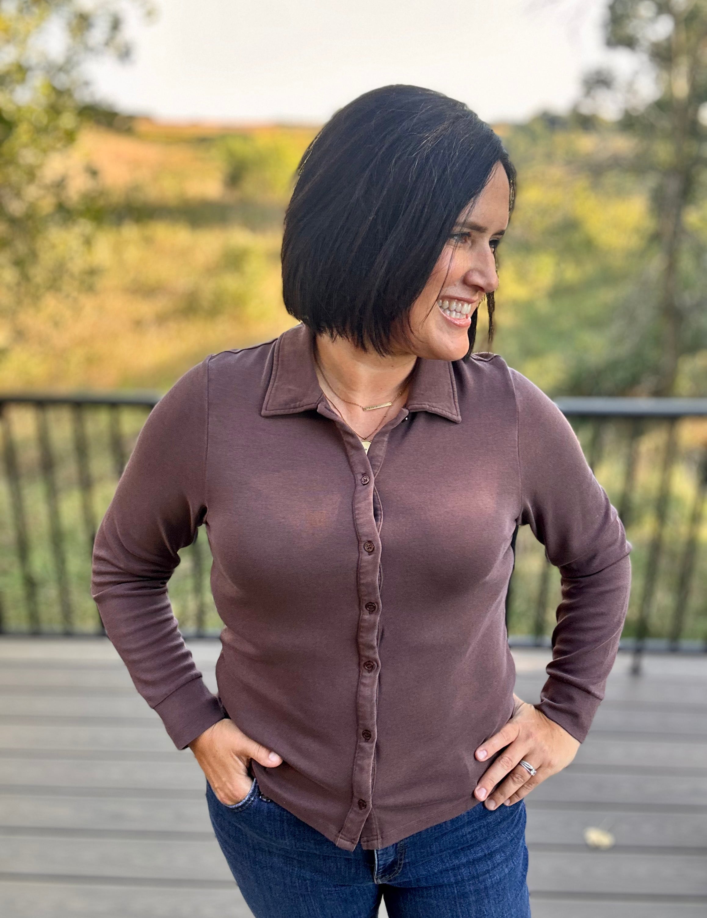 French Roast Lilah Shirt Tops - Button Ups THREAD & SUPPLY