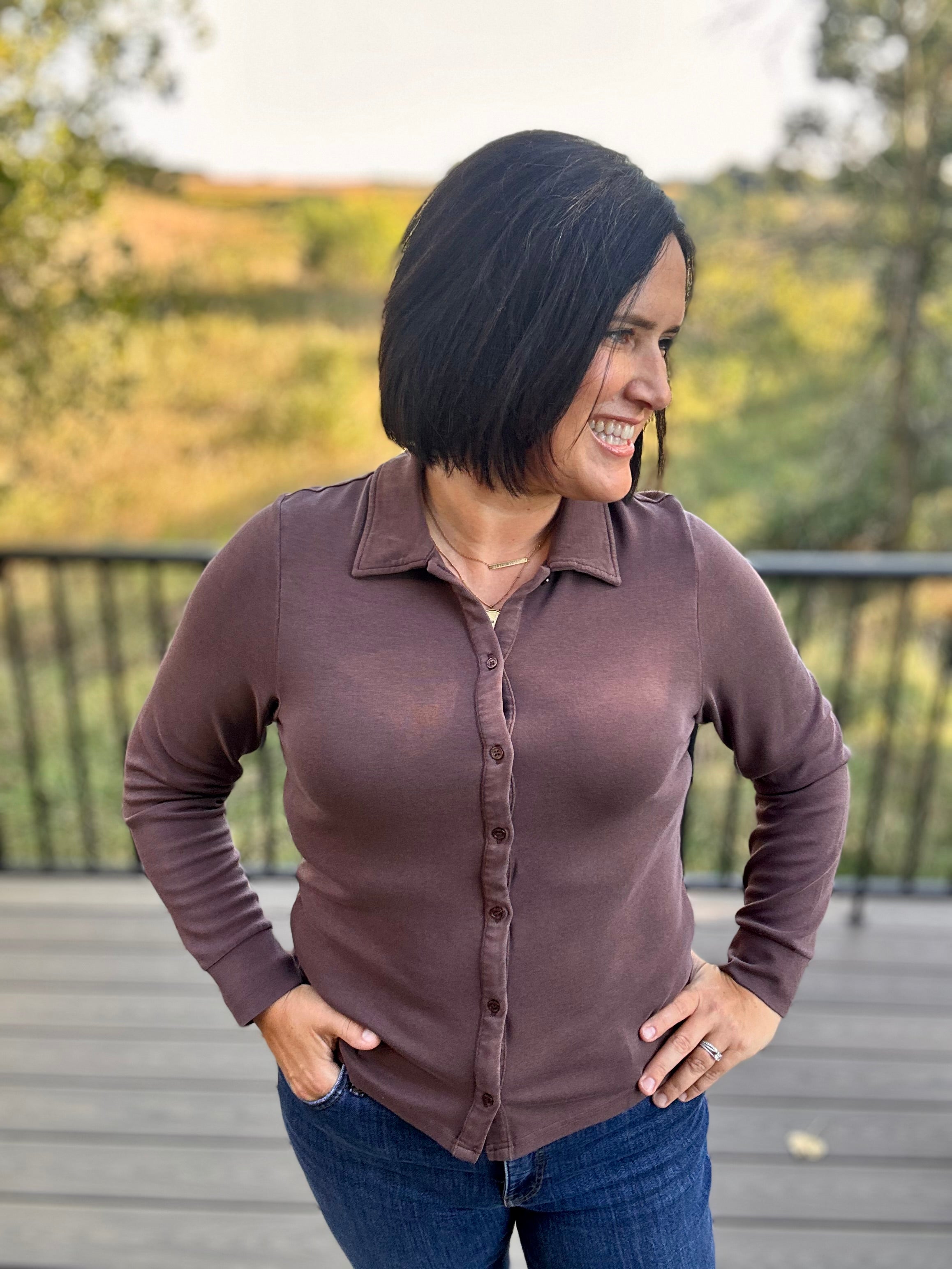 French Roast Lilah Shirt Tops - Button Ups THREAD & SUPPLY