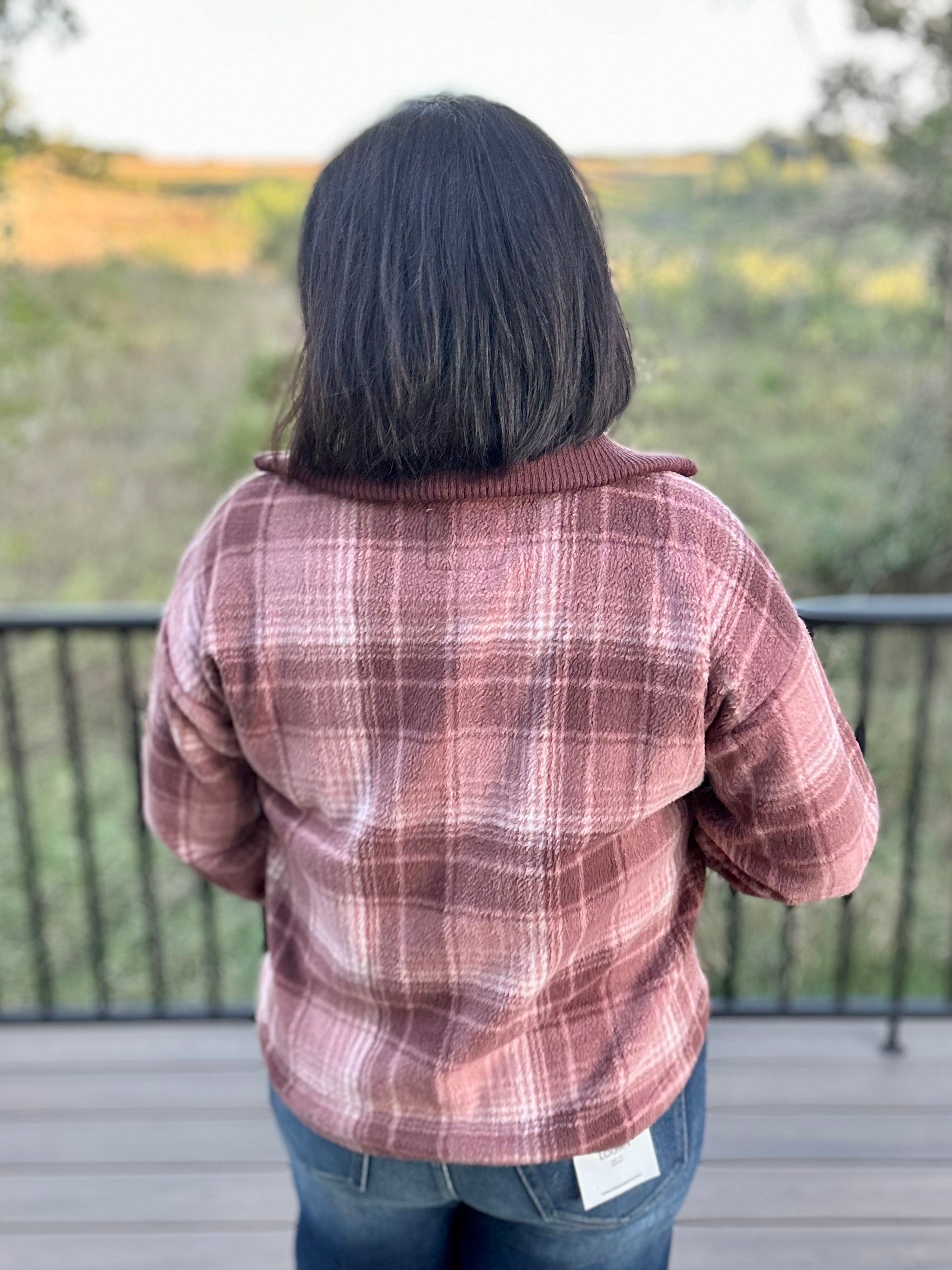 Mauve Plaid Holland Jacket Outerwear- Jackets THREAD & SUPPLY