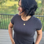 Black Sand Foundation Slub Tee Top - Tee Z Supply
