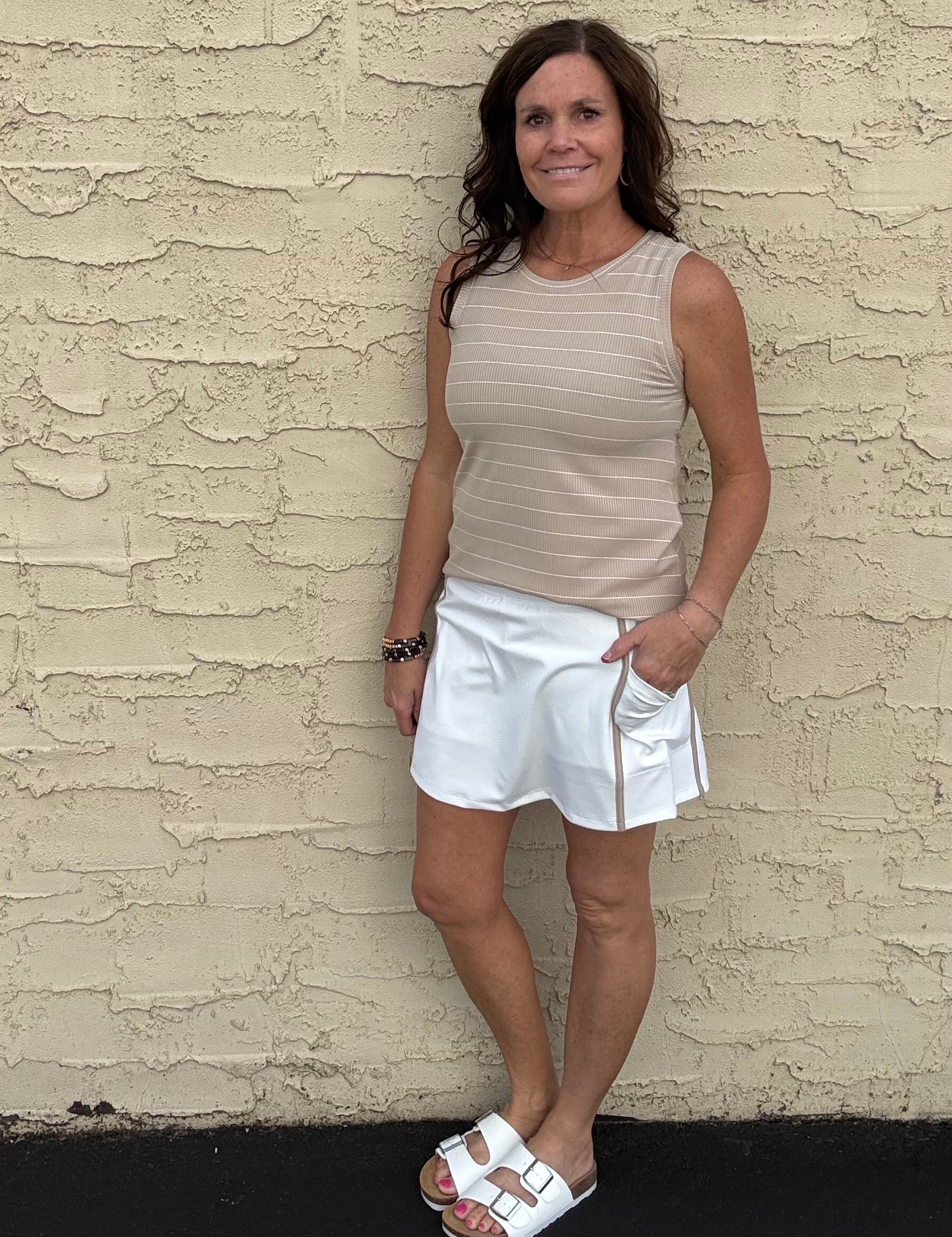 White Pepper Euclid Tank Tops- Tanks THREAD & SUPPLY