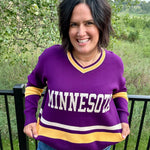 Purple Minnesota University Sweater Top - Sweater Love Letters