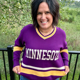 Purple Minnesota University Sweater Top - Sweater Love Letters