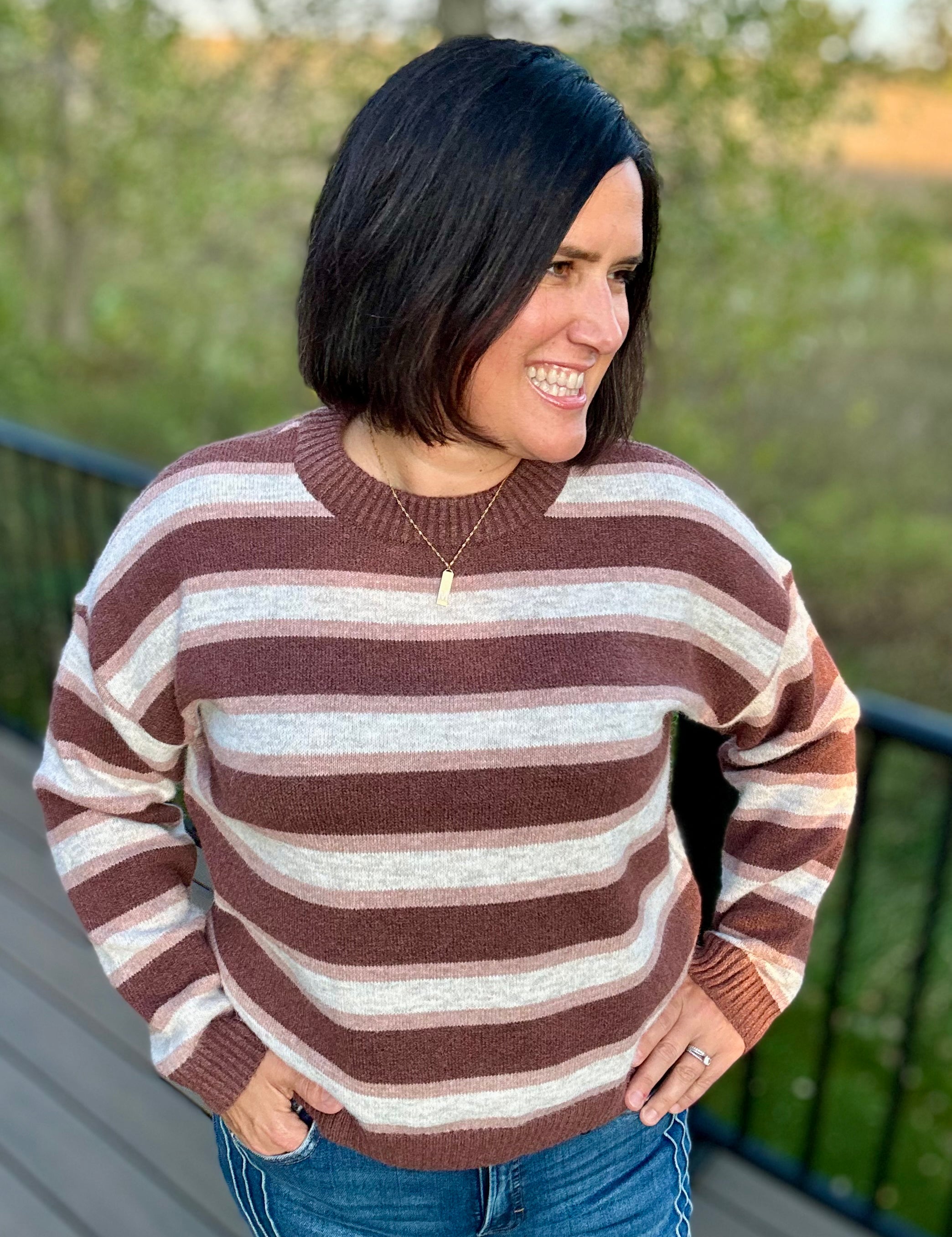 Montgomery Stripe Sweater Tops- Sweaters THREAD & SUPPLY