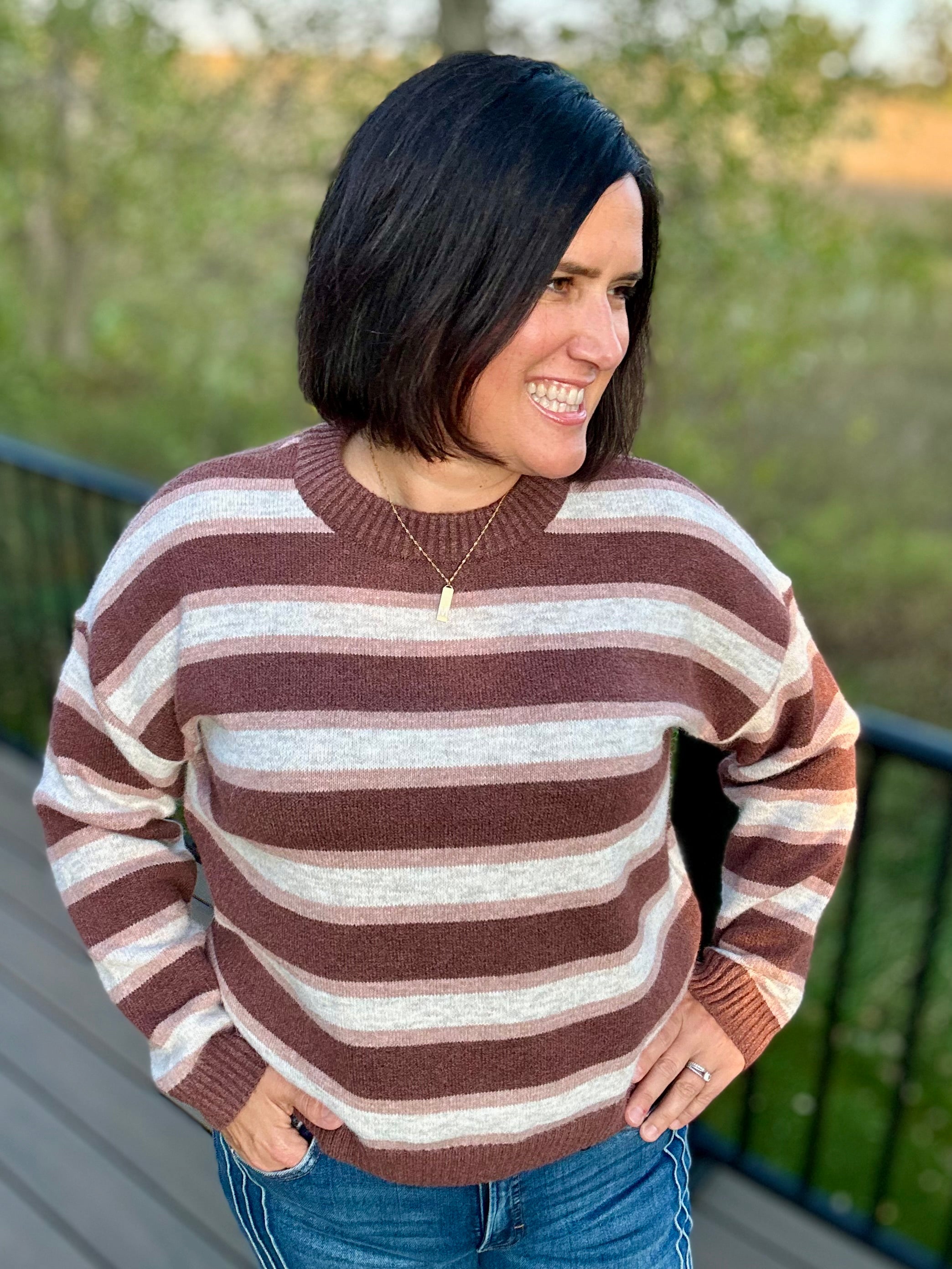 Montgomery Stripe Sweater Tops- Sweaters THREAD & SUPPLY