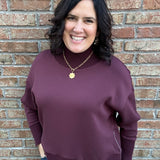 Plum Katelyn Soft Knit Sweater