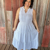 Ivory Taupe Amorette Dress Dresses THREAD & SUPPLY