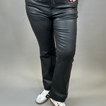 Black Kelsey Coated Flare Bottoms - Pants KUT FROM THE KLOTH