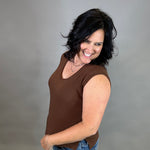 Brown Misty Top Tops- Blouses THREAD & SUPPLY
