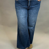 Inexhaustible Dark Wash Meg Jeans Bottom- Pants KUT FROM THE KLOTH