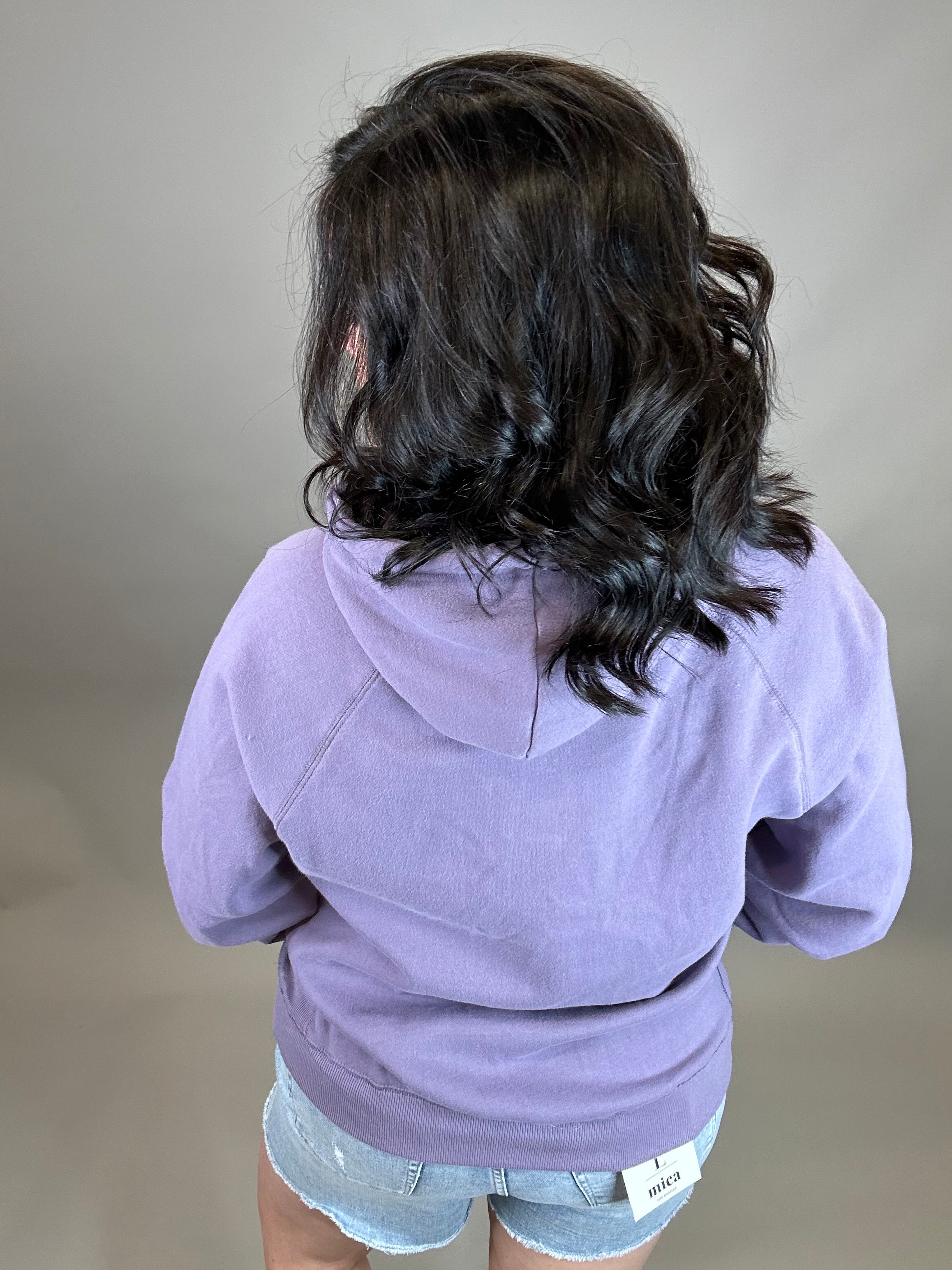 Dusk Lake Days Hoodie Top - Sweatshirt BLUE 84