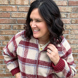 Red Anniston Reversible Jacket