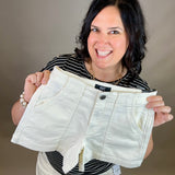 Ecru Jane Short Bottoms - Shorts KUT FROM THE KLOTH