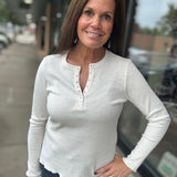 Cream Arcadia Studded Top