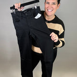 Black Natalie Bootcut Jeans