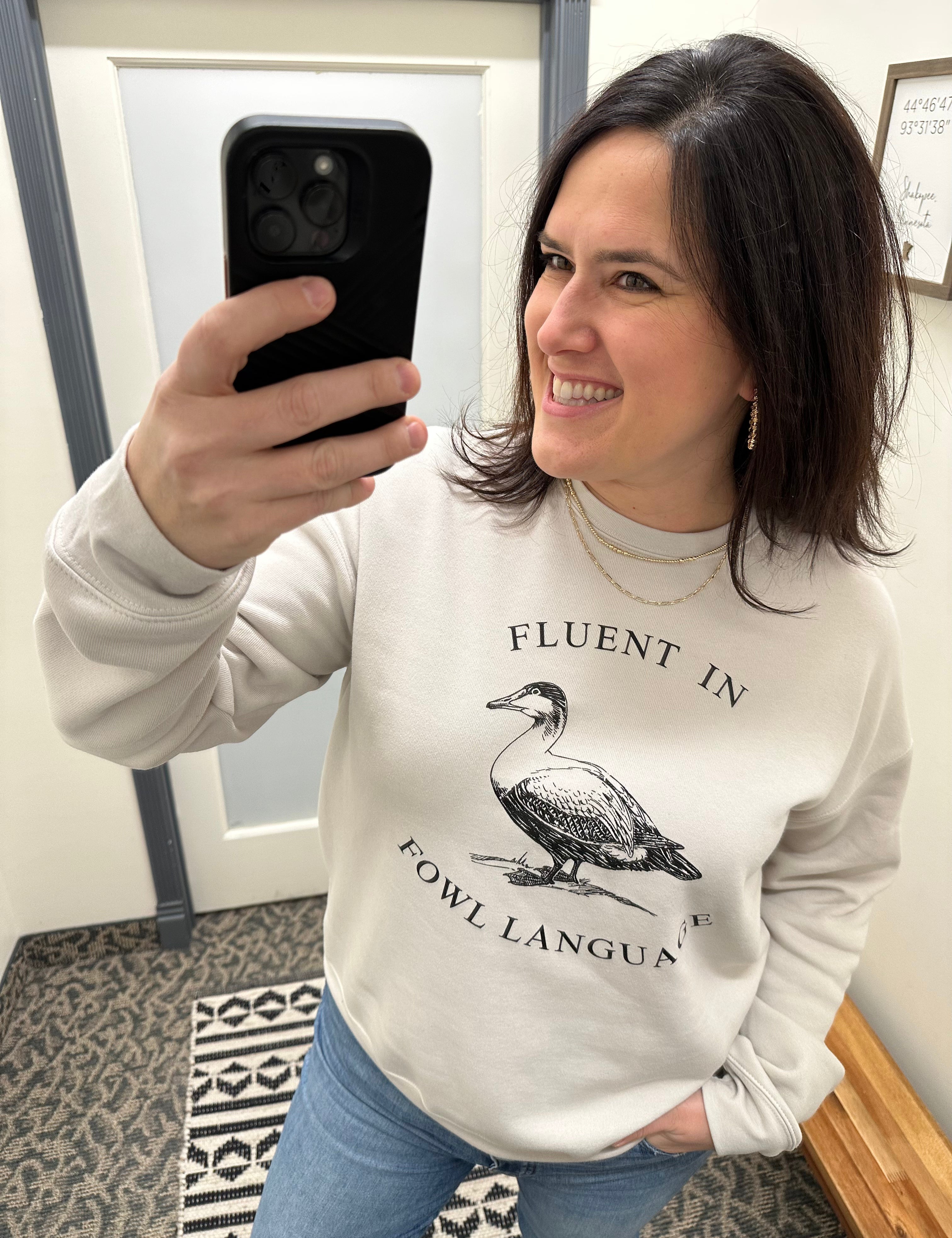 Fowl Lauguage Sweatshirt Top - Sweatshirt WINDMILL GYPSY