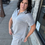 Heather Grey Catalina Set Bottoms - Pants DEAR SCARLETT