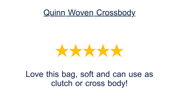 Quinn Woven Crossbody
