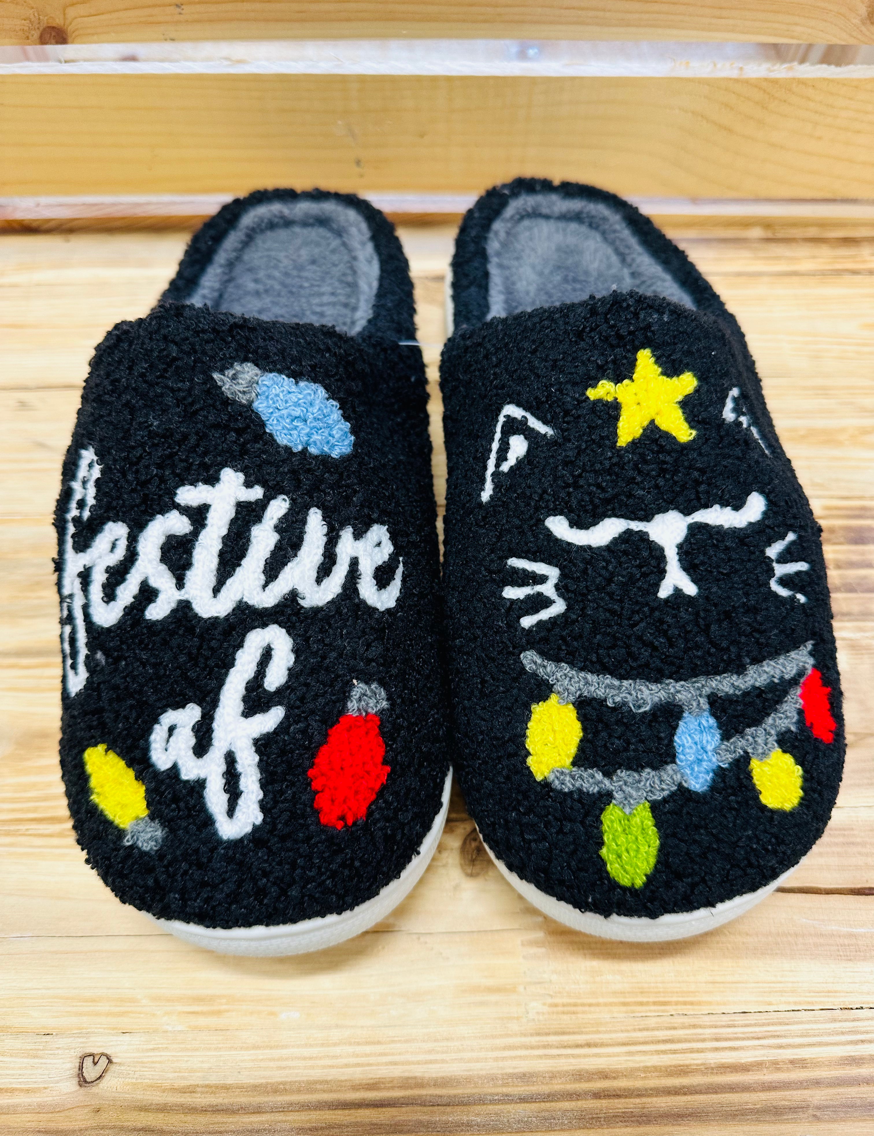 Festive AF Slippers Accessories- Slippers DM MERCHANDISING