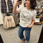 White She's a Good Girl Tee Top - Tee OAT COLLECTIVE