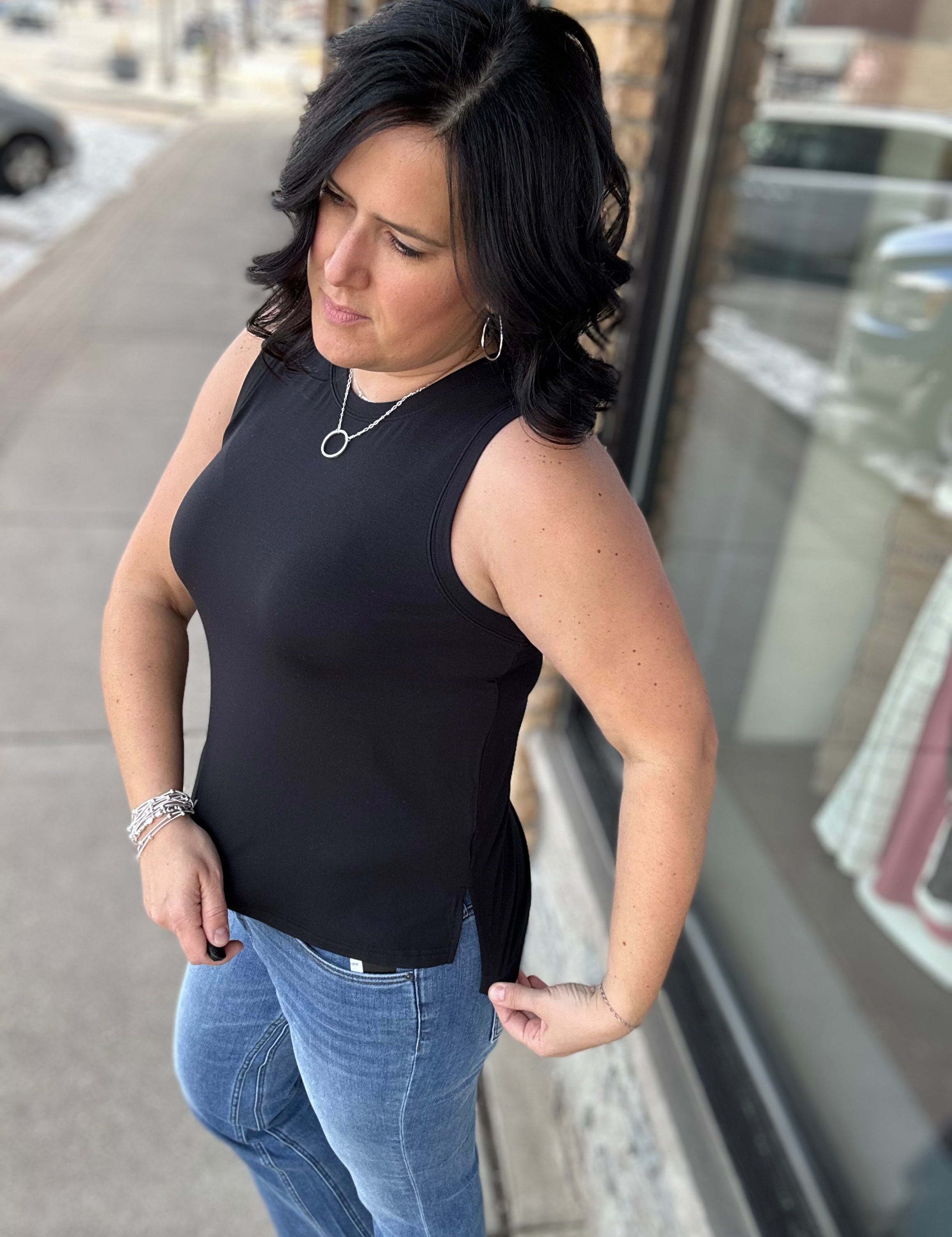 Black Mary Tank Tops- Tanks THREAD & SUPPLY