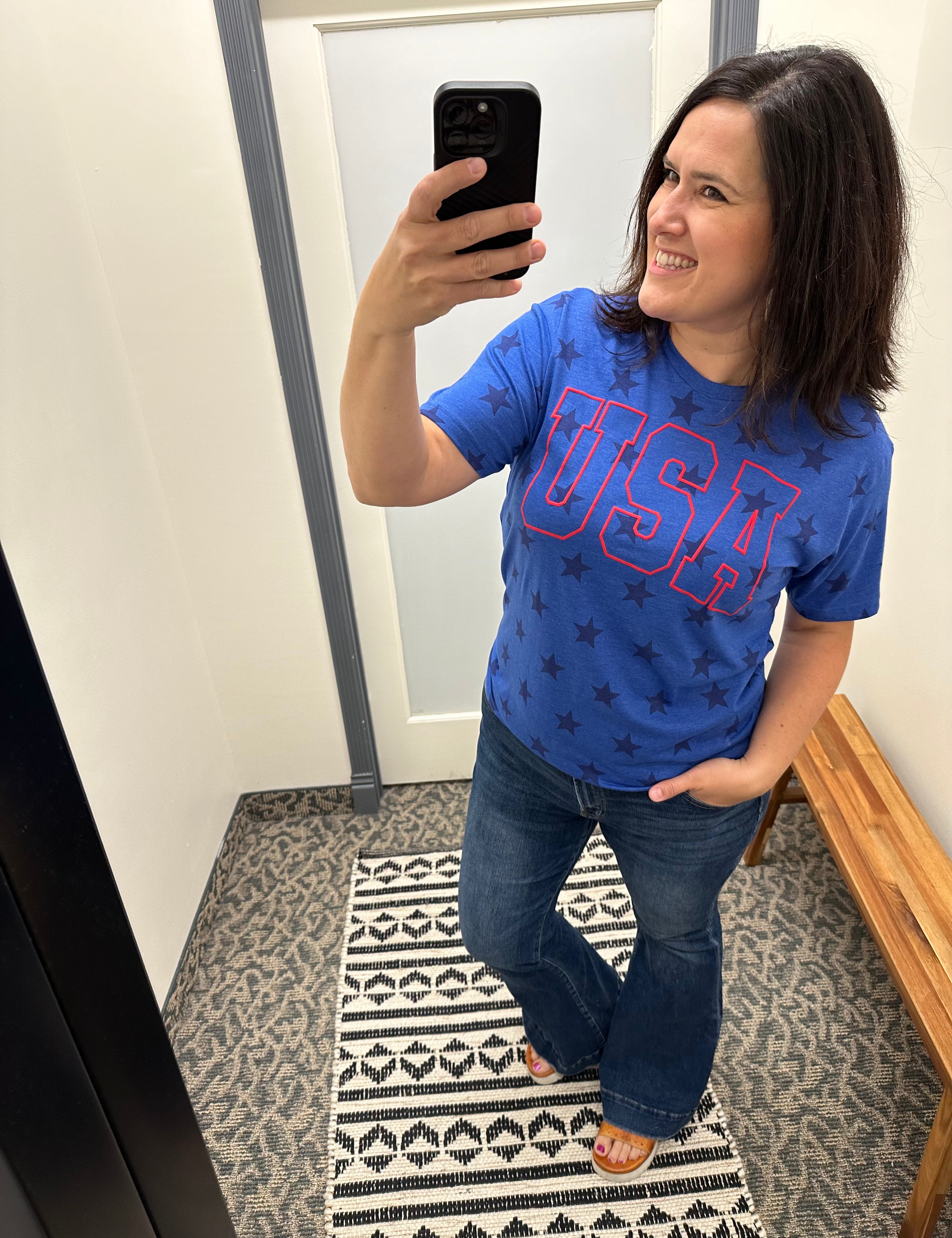 USA Star T Top - Tee MIDWEST TEES