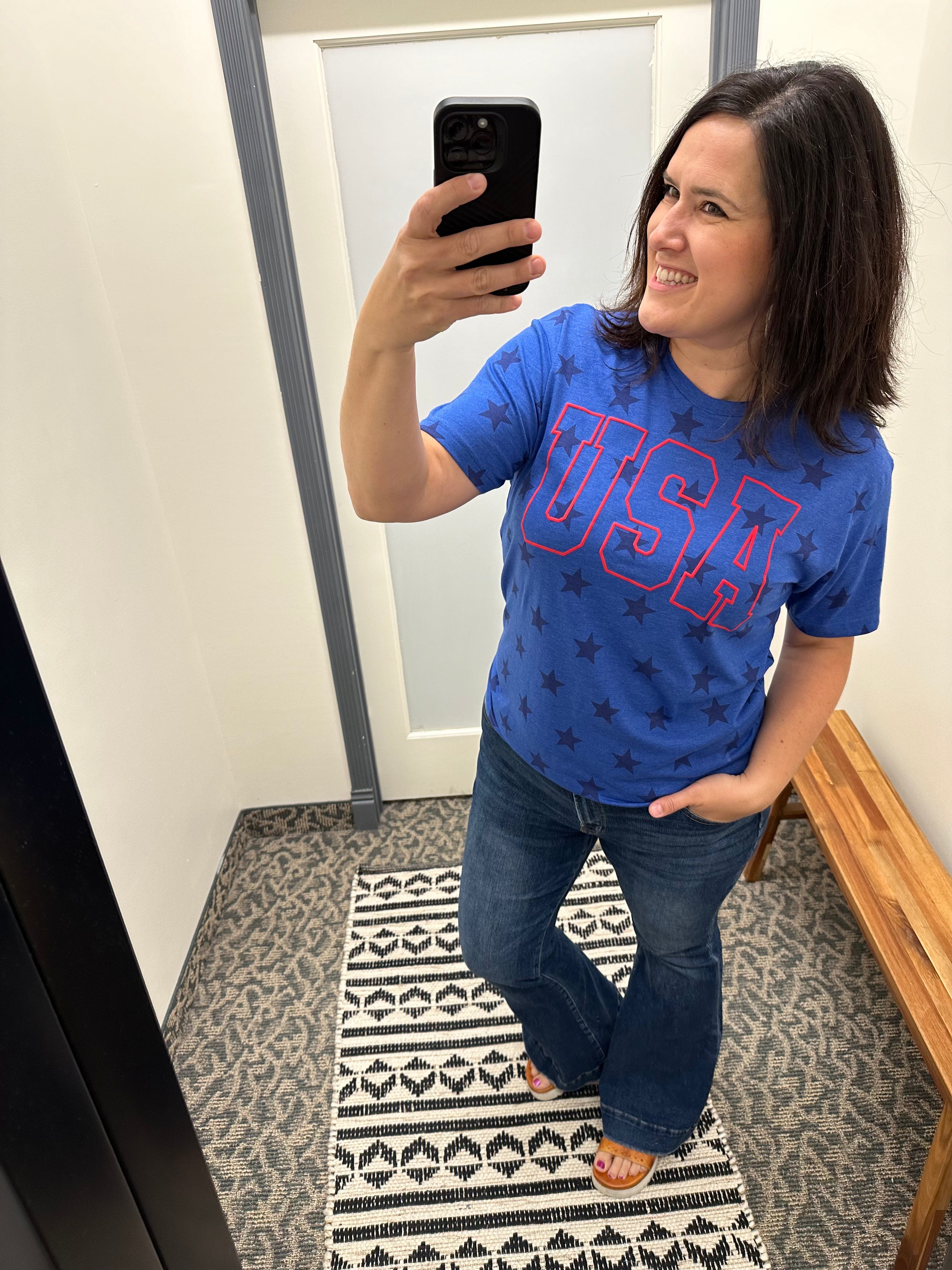 USA Star T Top - Tee MIDWEST TEES