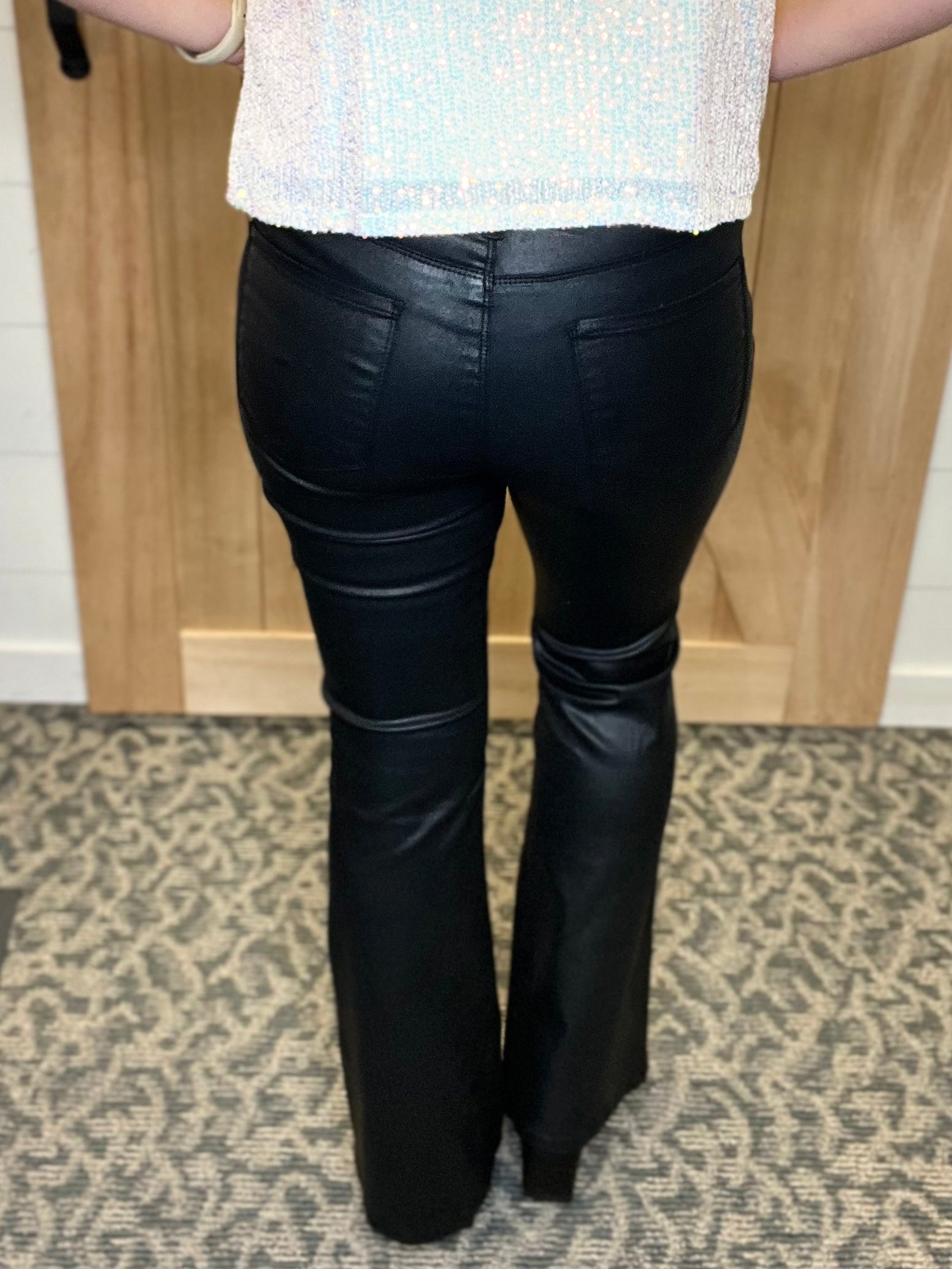 Ana HR FA Flare (Black- coated) KUT jeans KUT FROM THE KLOTH