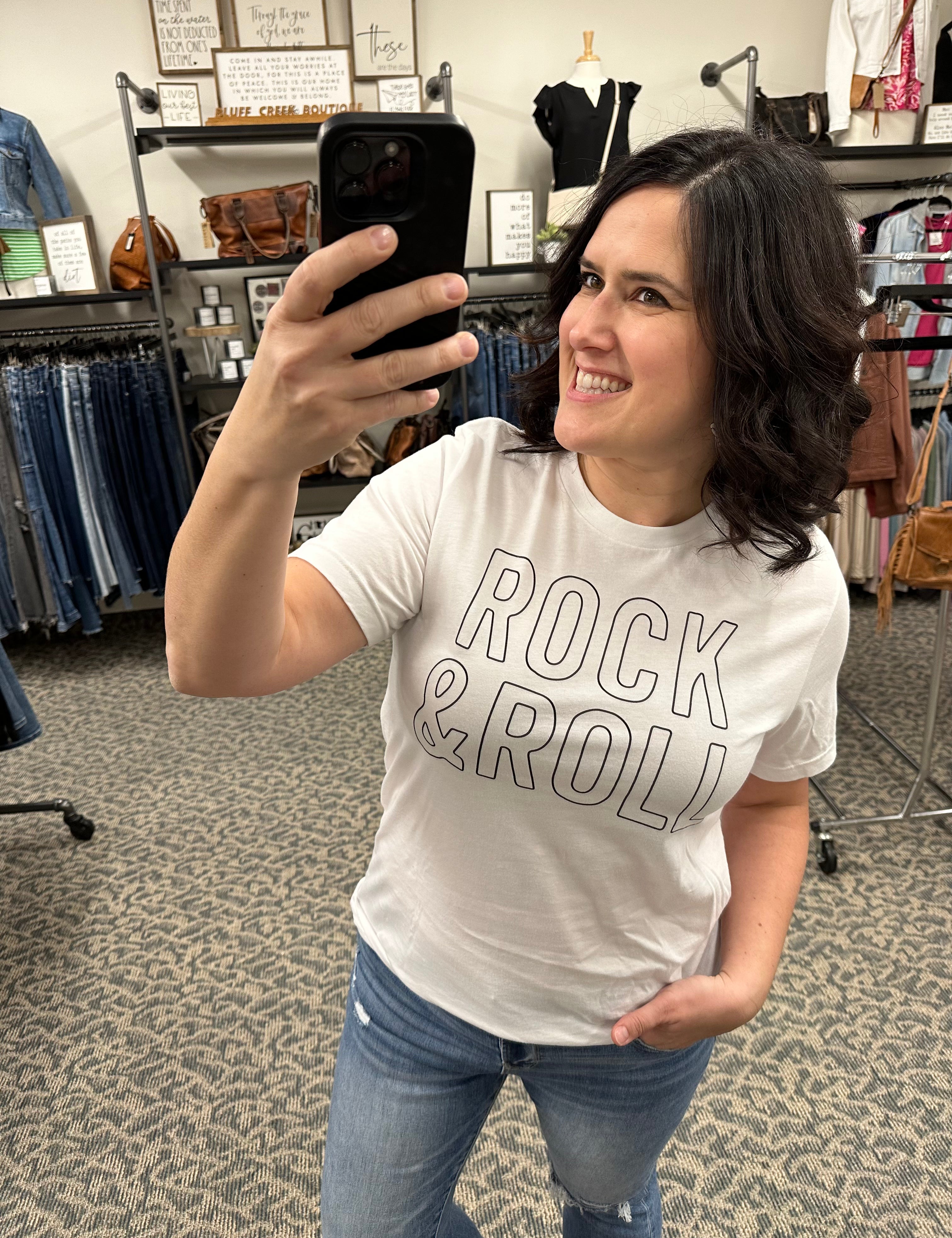 White Rock & Roll T Top - Tee OAT COLLECTIVE