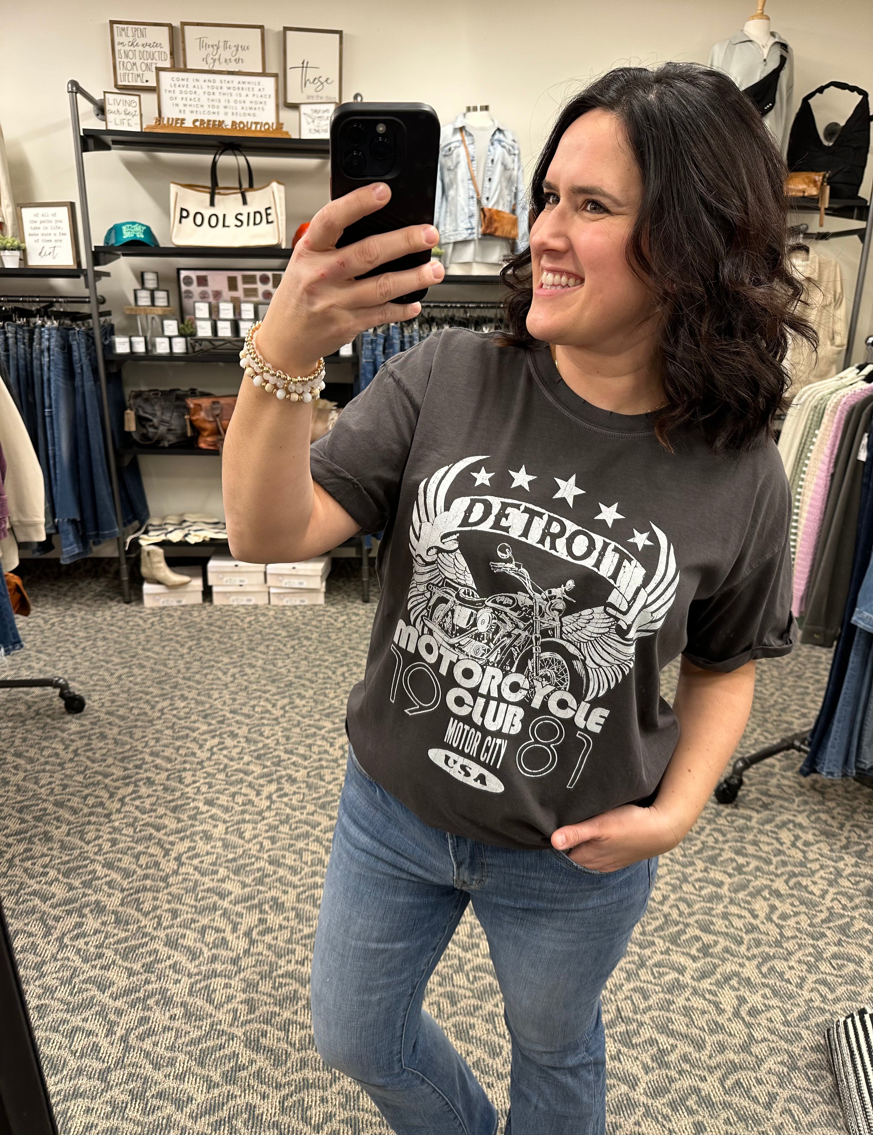 Detroit Motorcycle Club T Top - Tee GIRL DANGEROUS