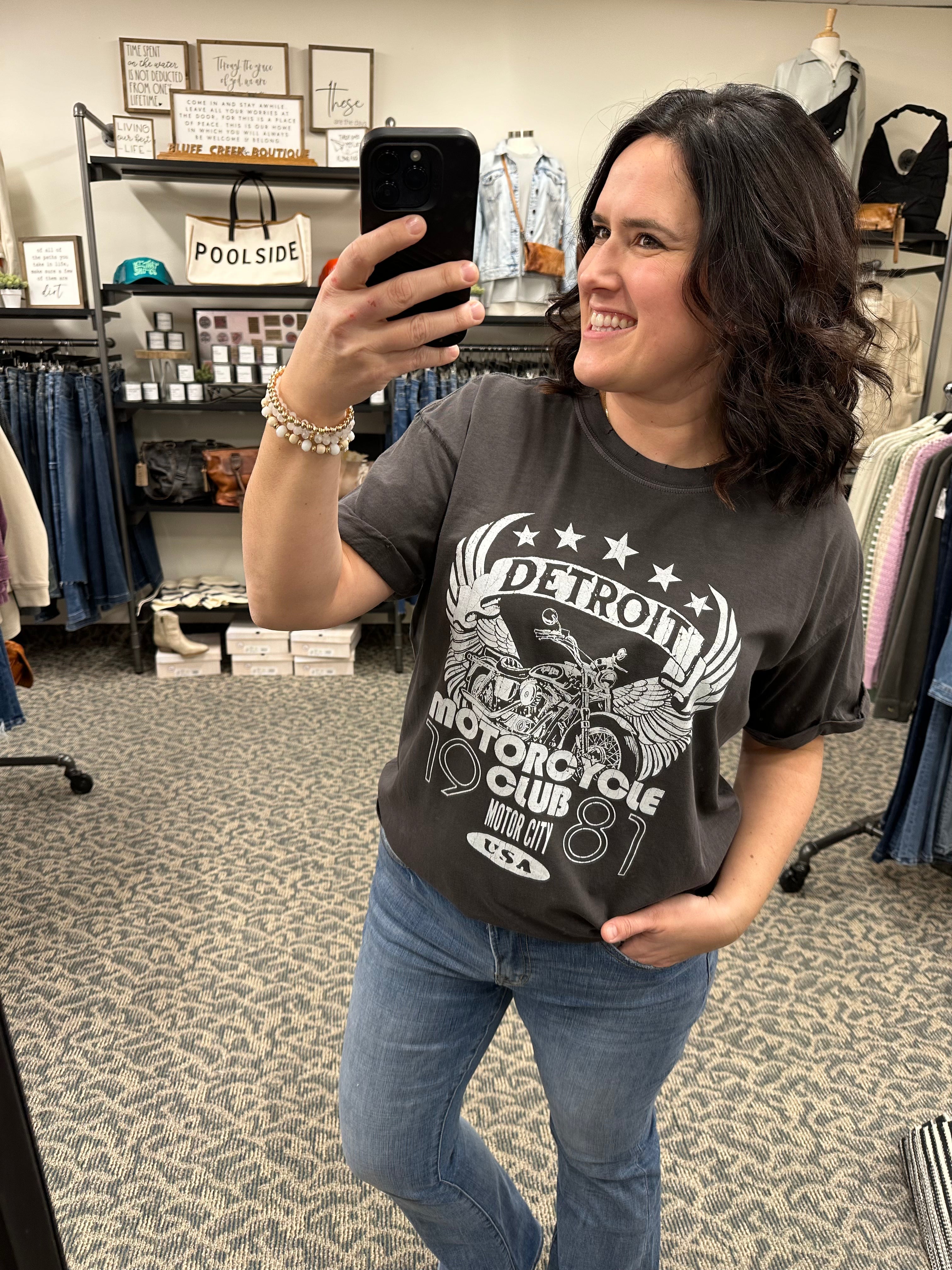 Detroit Motorcycle Club T Top - Tee GIRL DANGEROUS