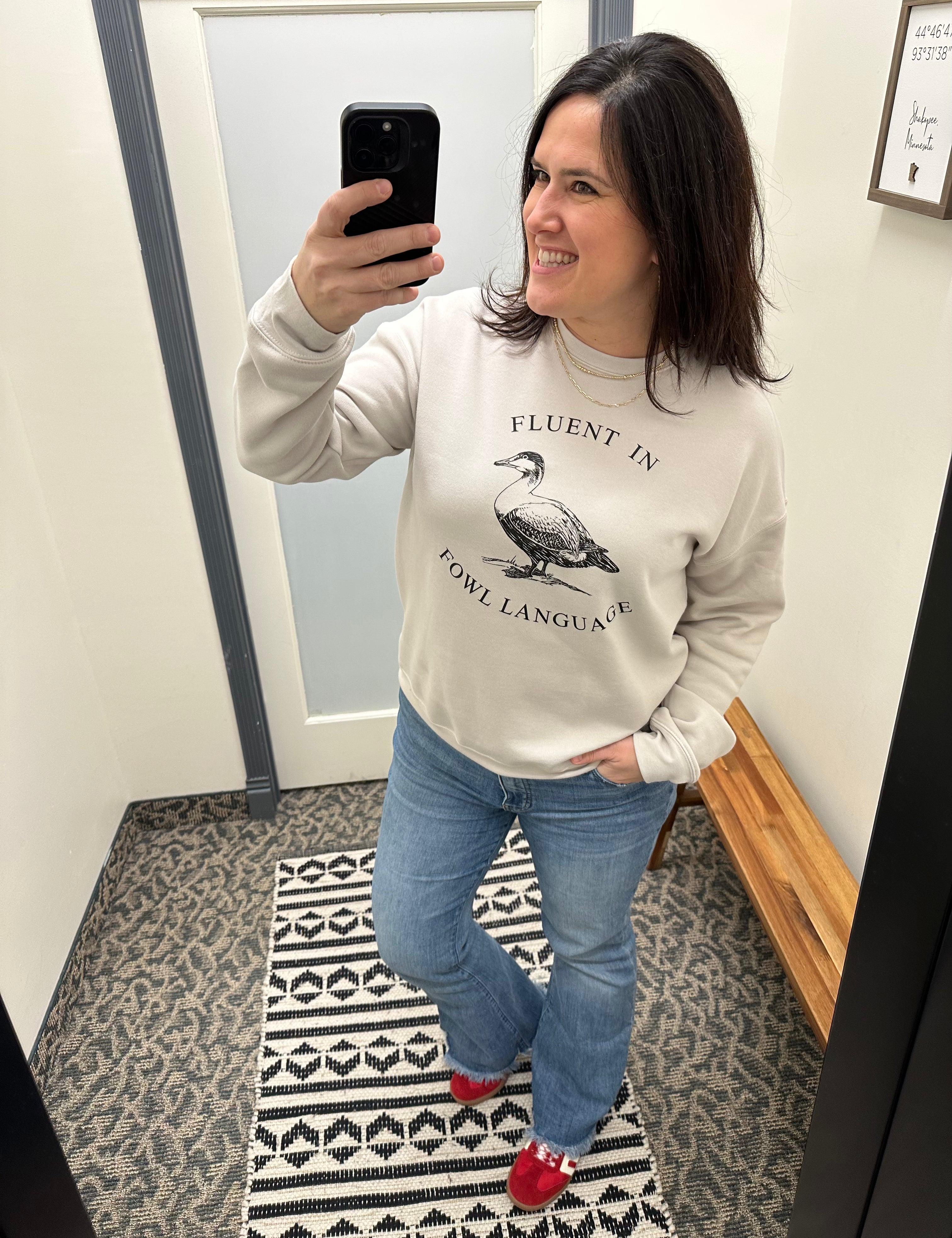 Fowl Lauguage Sweatshirt Top - Sweatshirt WINDMILL GYPSY