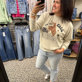 Mineral Rodeo Graphic Sweatshirt Top - Sweatshirt HRT and LUV