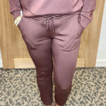 Cherrywood Zip Jogger Bottoms- Joggers THREAD & SUPPLY