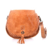 Half Moon Tan Rustic (Bed Stu) Bags- Purses BED STU