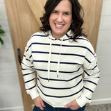 Ivory Navy Avalon Hoodie Tops- Sweatshirts THREAD & SUPPLY