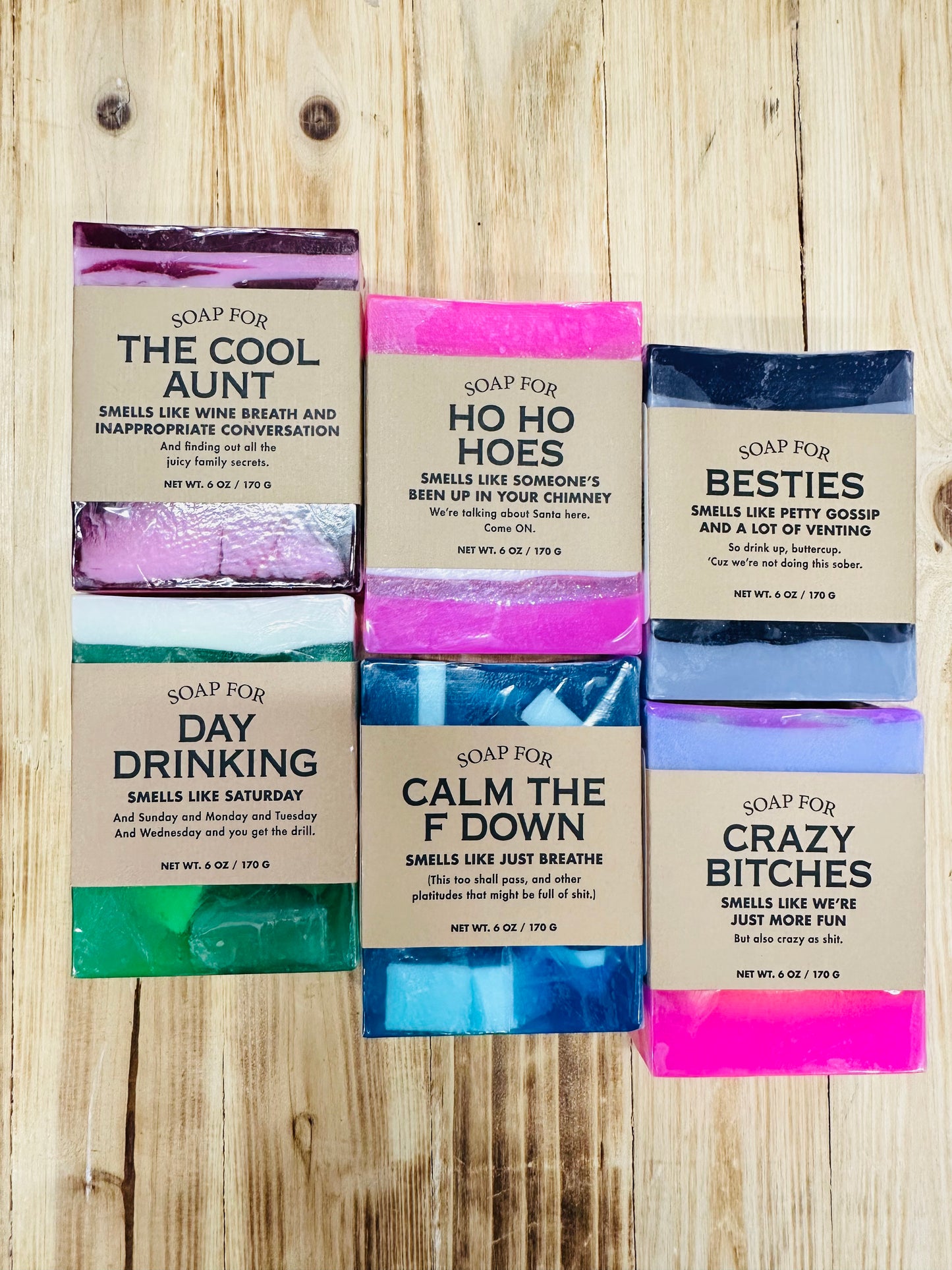 Sassy Soaps (6 scents)