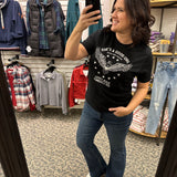 Black She's a Good Girl Tee Top - Tee OAT COLLECTIVE