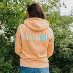 Peach Multi Draw Cord Hoodie Top - Sweatshirt LAKEGIRL